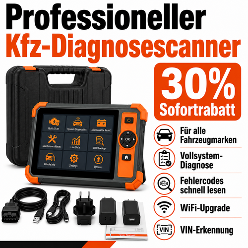 Profi KFZ Diagnosegerät Auto OBD2 Scanner All System Auslesegerät